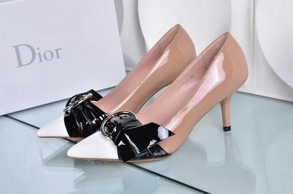 DIOR Shallow mouth kitten heel Shoes Women--014